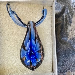 Murano Glass Pendant Necklace
